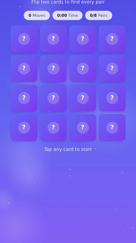 Screenshot of Memory Match
