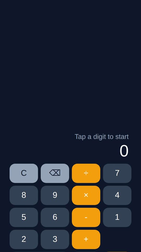Screenshot of Calculator