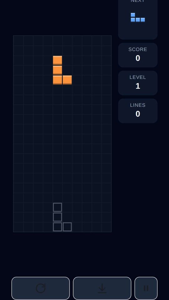 Screenshot of Tetris Classic