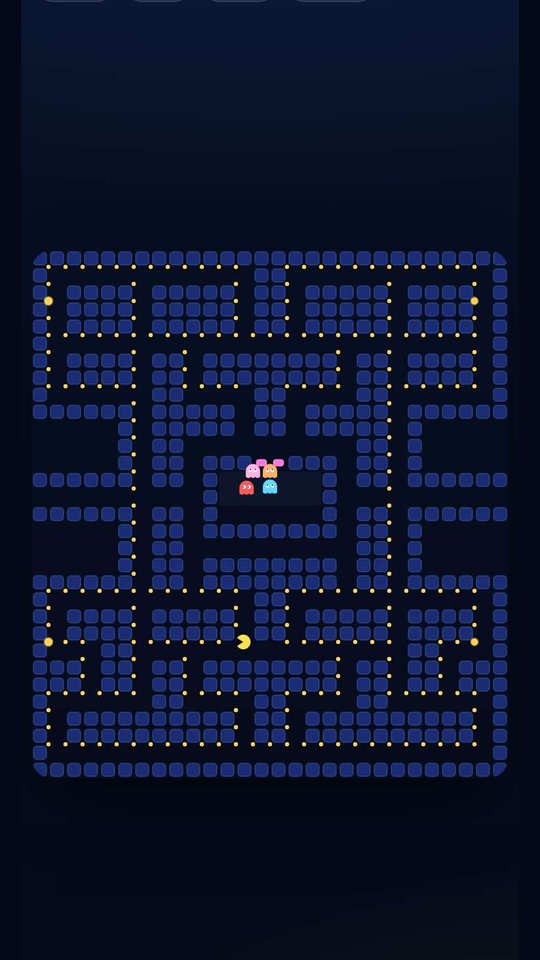 Screenshot of Pac-Man Swipe