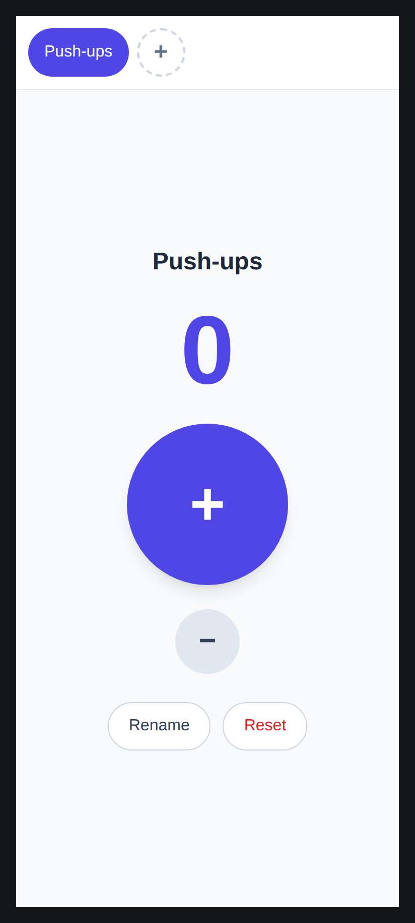 Screenshot of Tally Counter