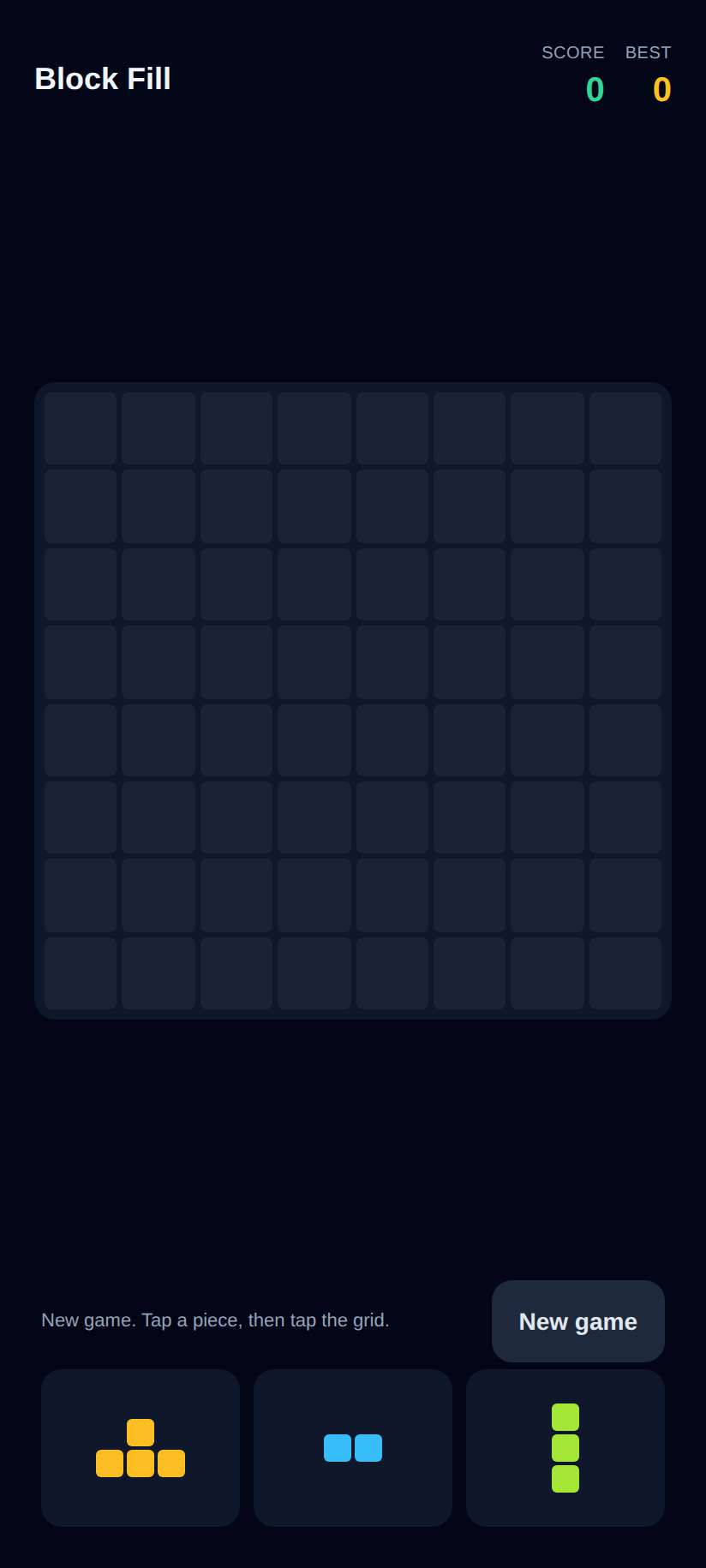 Screenshot of Block Fill