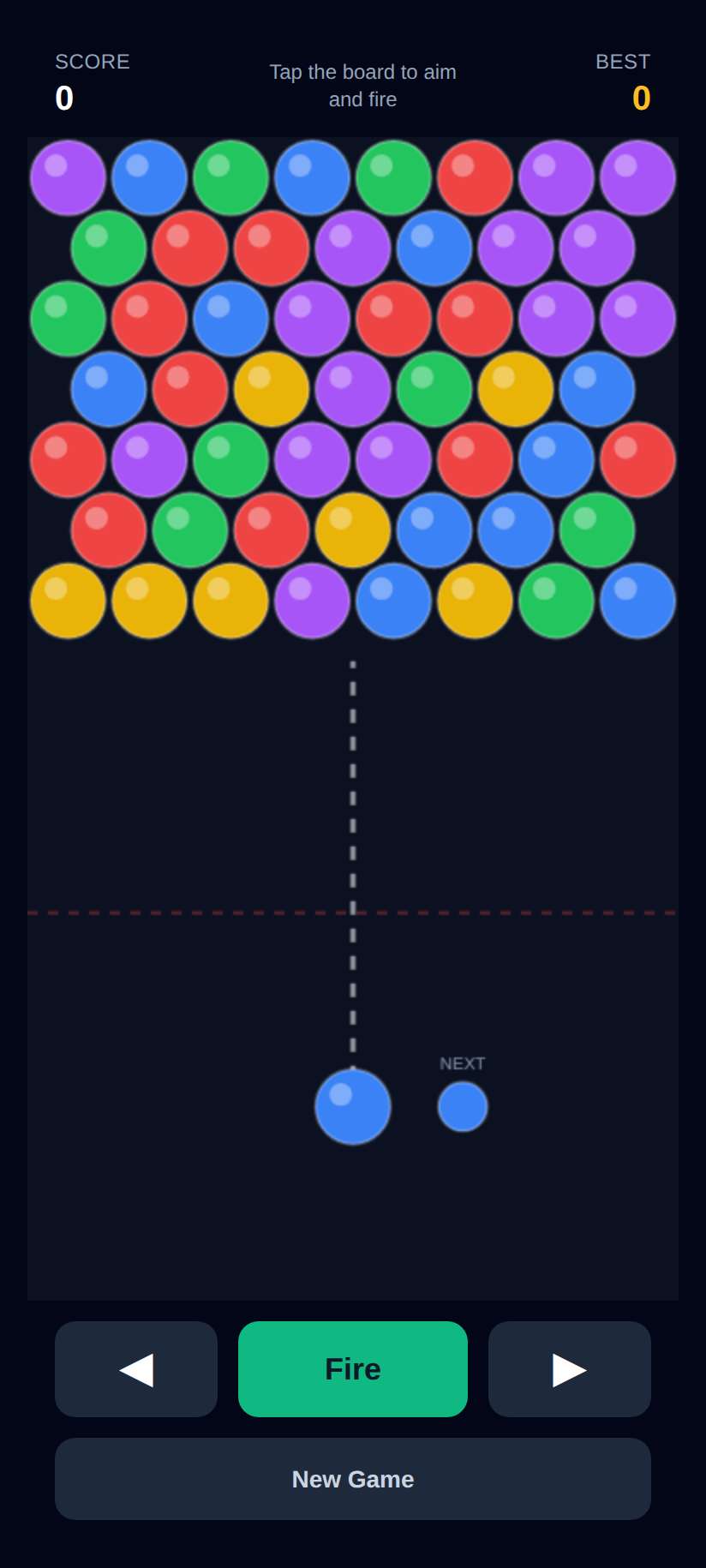 Screenshot of Bubble Blast