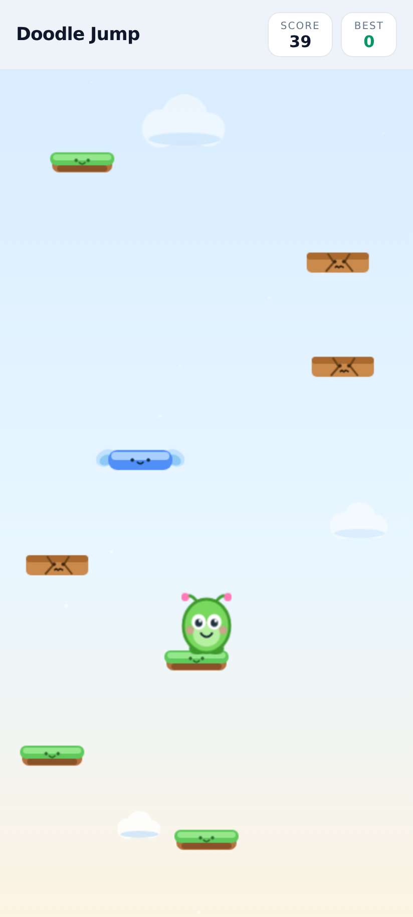 Screenshot of Doodle Jump